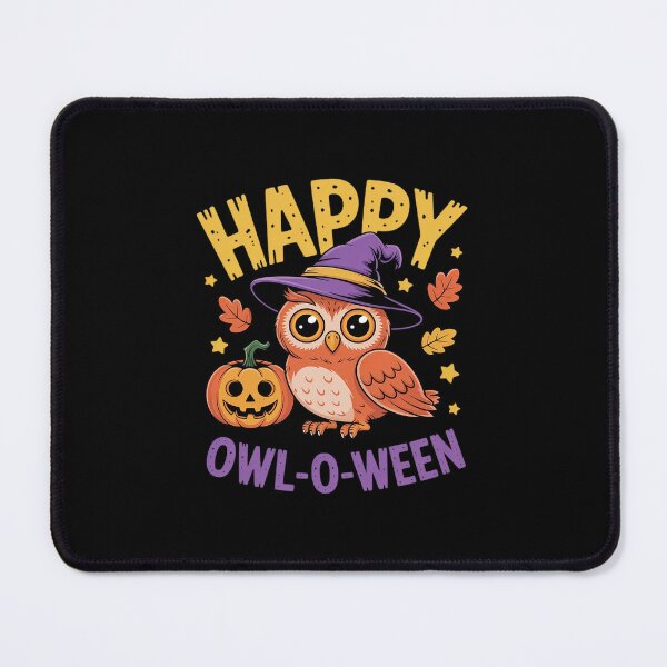 Item preview, Happy Owl-O-Ween Cute Owl Pumpkin Halloween designed and sold by TechnicalSara.