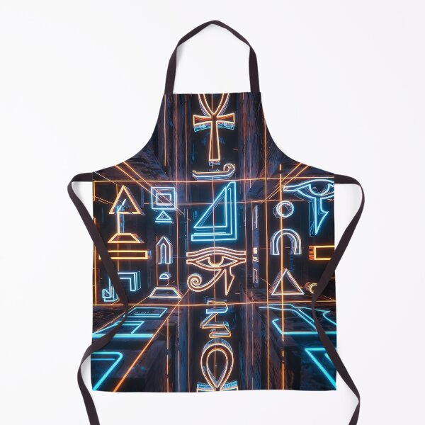Item preview, 3D Perspectives, Cyberpunk Egyptian Hieroglyphics, Symmetrical Textures (image size 8320x12480) designed and sold by Digital-Davinci.