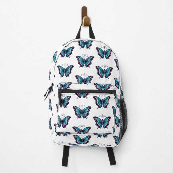 Item preview, Mystical Blue Violet Butterfly – Fantasy Boho Art Nouveau Design designed and sold by FaerieFusion.