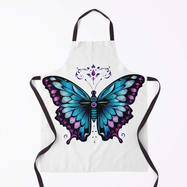 Item preview, Mystical Blue Violet Butterfly – Fantasy Boho Art Nouveau Design designed and sold by FaerieFusion.