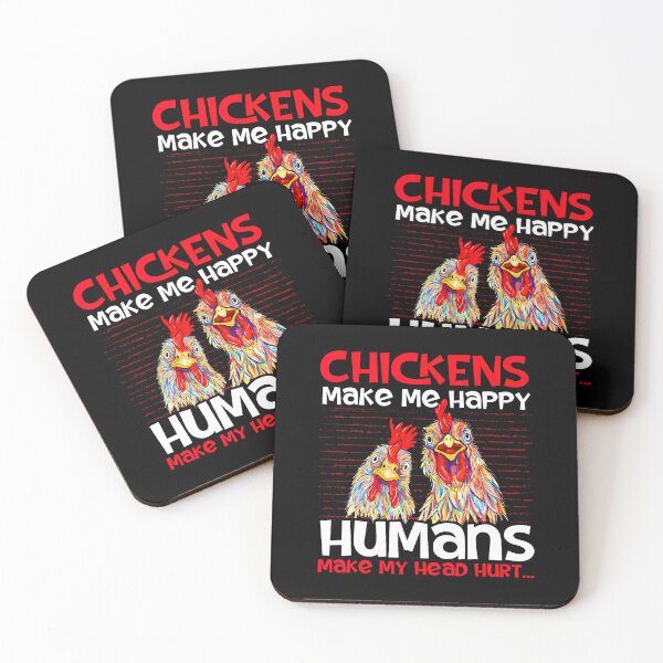 Item preview, Chickens Make Me Happy - Poultry Owner Chicken Farm designed and sold by ClaraTeresa1.