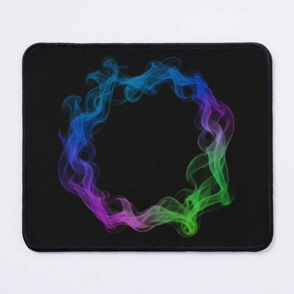 Item preview, Infinity Loop: Vibrant Neon Smoke Ring Art designed and sold by MartinxMarie.