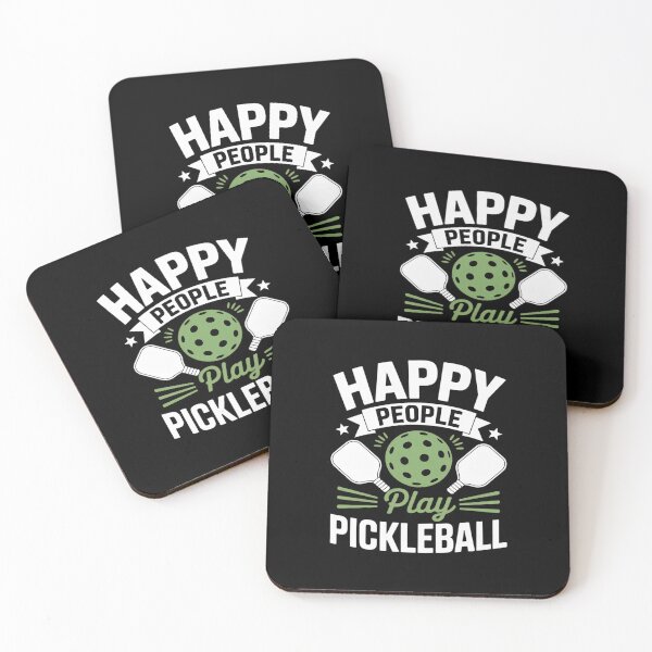 Item preview, Happy People Play Pickleball - Paddleball Player designed and sold by TechnicalSara.
