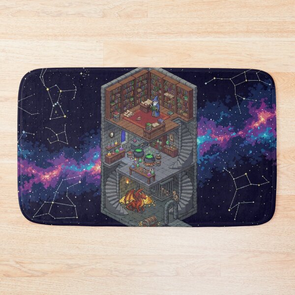 Item preview, The Wizard's Tower - Isometric Fantasy Cross-Section designed and sold by SavinMercantile.
