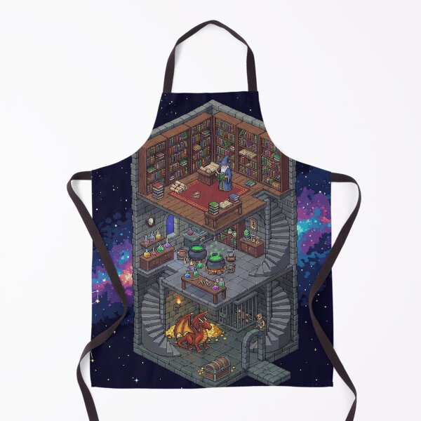 Item preview, The Wizard's Tower - Isometric Fantasy Cross-Section designed and sold by SavinMercantile.