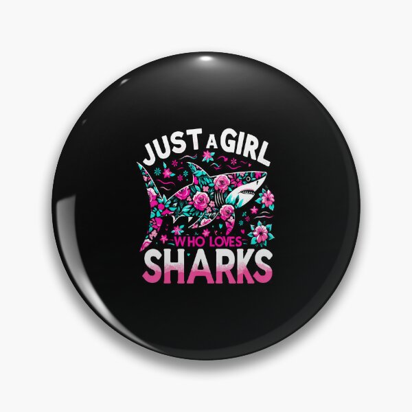 Item preview, Just A Girl Who Loves Sharks designed and sold by JenniferJanice.