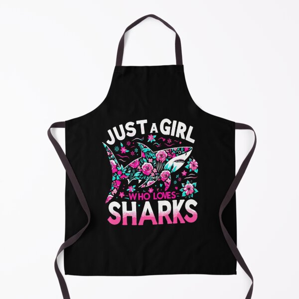 Item preview, Just A Girl Who Loves Sharks designed and sold by JenniferJanice.