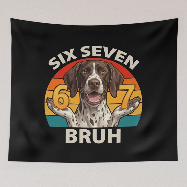 Item preview, Funny Dog Meme T-Shirt – Six Seven Bruh designed and sold by LashondaGreen89.