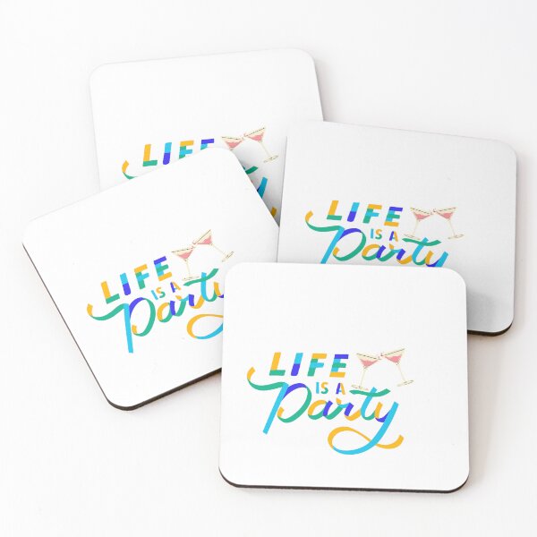 Item preview, Positive Vibe Happy Quote | Life Is A Party designed and sold by KKCreationz.