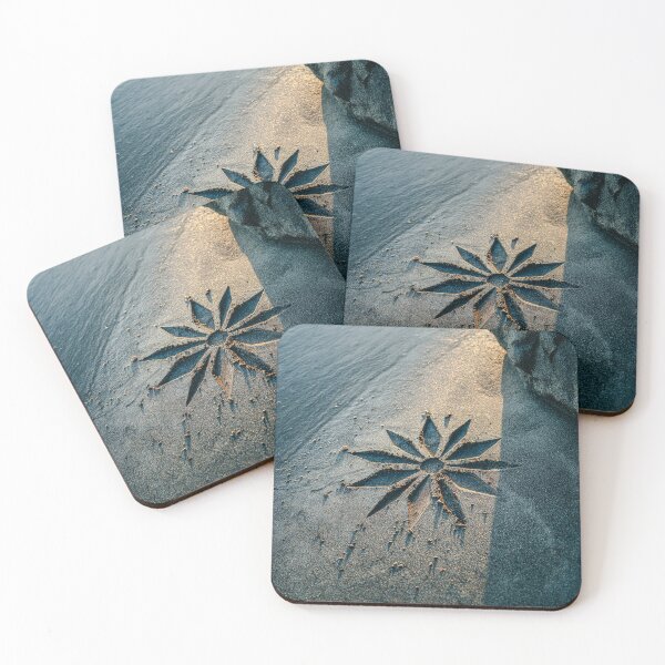 Item preview, Sunburst Flower Mandala in Beach Sand designed and sold by chase-thewave.