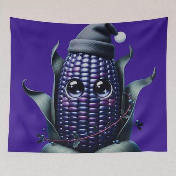 Item preview, Copy of Christmas Purple Corn (Chibi Kawaii) designed and sold by Ecosetereos.