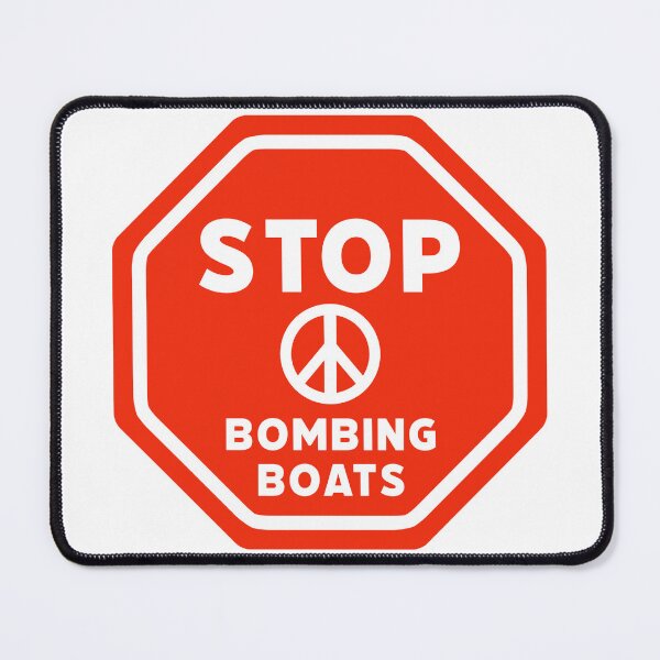Item preview, Stop bombing boats designed and sold by Rachel the Artist .