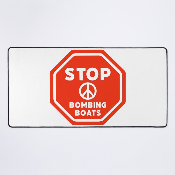 Item preview, Stop bombing boats designed and sold by Rachel the Artist .
