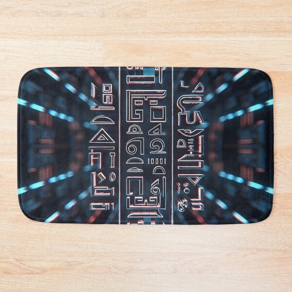 Item preview, 3D Perspectives, Cyberpunk Egyptian Hieroglyphics, Symmetrical Textures (image size 8320x12480) designed and sold by Digital-Davinci.