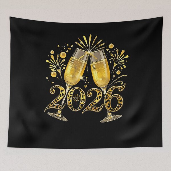 Item preview, Happy New Year Party 2026 Champagne Family designed and sold by KristenSophie.