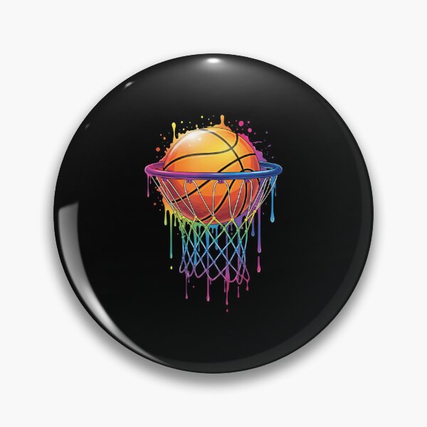 Artikelvorschau, Buntes Basketballnetz im Batik-Look entworfen und verkauft von KristenSophie.