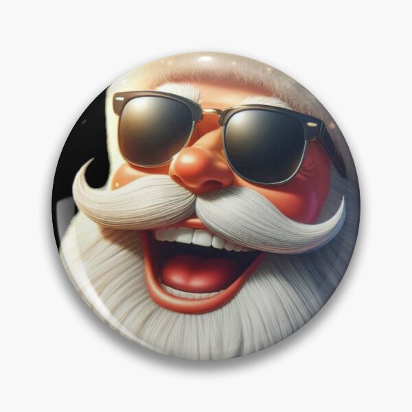 Item preview, Modern Santa Claus with Sunglasses - Fun Christmas Design designed and sold by Pablo059.