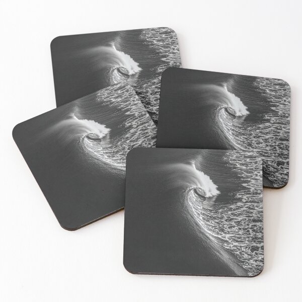 Item preview, Monochrome Crashing Wave Ocean Wall Art designed and sold by chase-thewave.