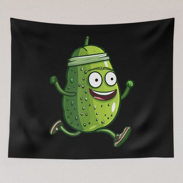 Item preview, Cool Running Pickle With Headband For Sports And Runner Fans designed and sold by KristenSophie.