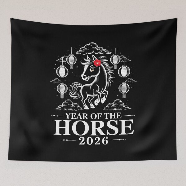 Item preview, Chinese New Year Horse 2026 Asian Chinese Horse Year 2026 designed and sold by MavisJoseph.
