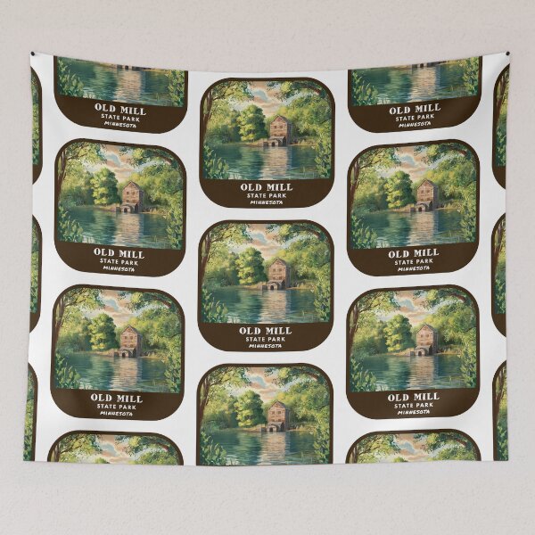 Item preview, Vintage Old Mill State Park (Minnesota State Park) designed and sold by RabbitK.