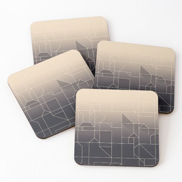 Item preview, Gradient Geometric Grid designed and sold by Kaleidoscope Print.