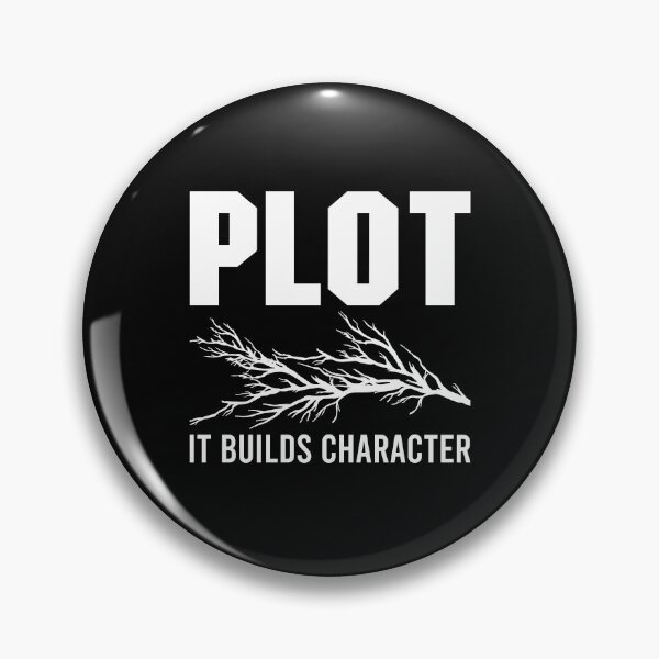 Item preview, Plot, It Builds Character - Book Reading Teacher designed and sold by zenicafariana.