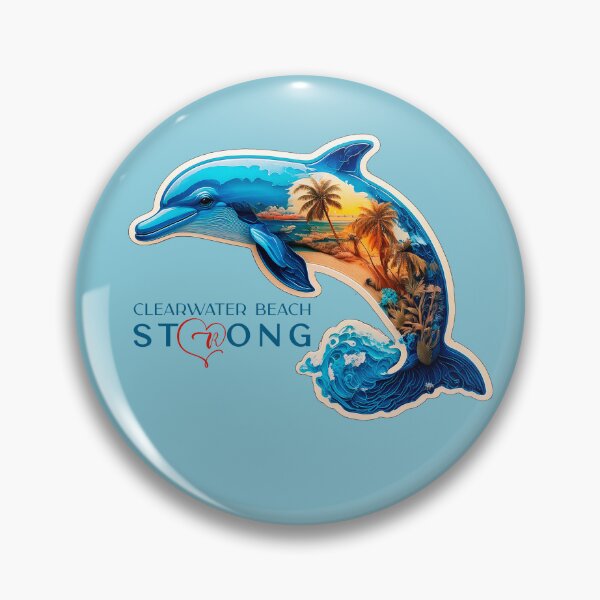 Item preview, Clearwater Beach Florida Strong Dolphin Artwork designed and sold by Mandeville Photography.