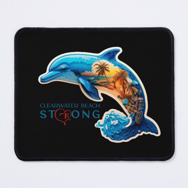Item preview, Clearwater Beach Florida Strong Dolphin Artwork designed and sold by Mandeville Photography.