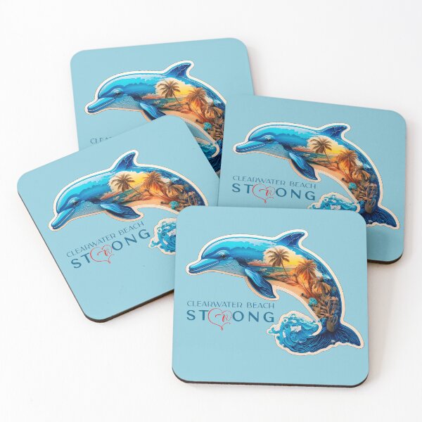 Item preview, Clearwater Beach Florida Strong Dolphin Artwork designed and sold by Mandeville Photography.
