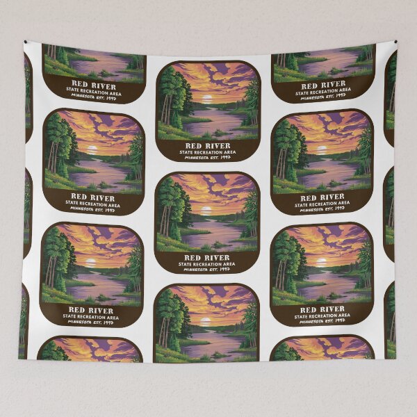 Item preview, Vintage Red River State Recreation Area (Minnesota) designed and sold by RabbitK.