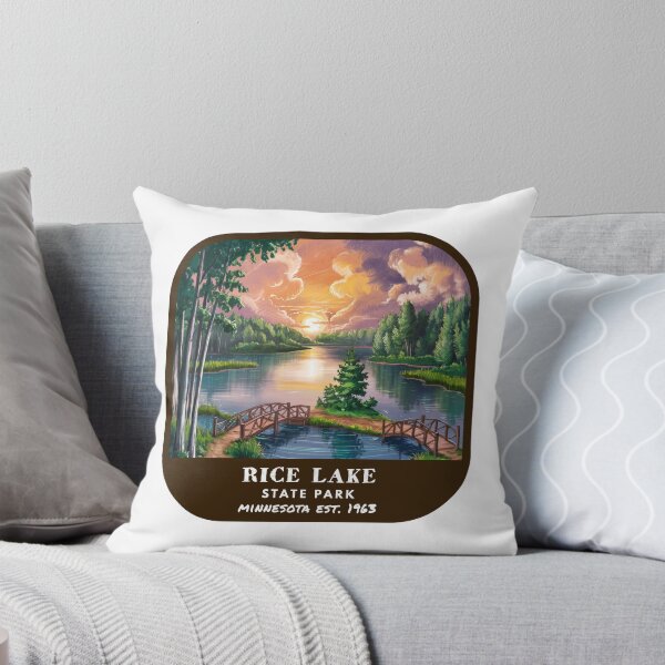 Item preview, Vintage Rice Lake State Park (Minnesota State Park) designed and sold by RabbitK.