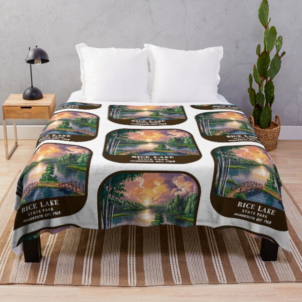Item preview, Vintage Rice Lake State Park (Minnesota State Park) designed and sold by RabbitK.