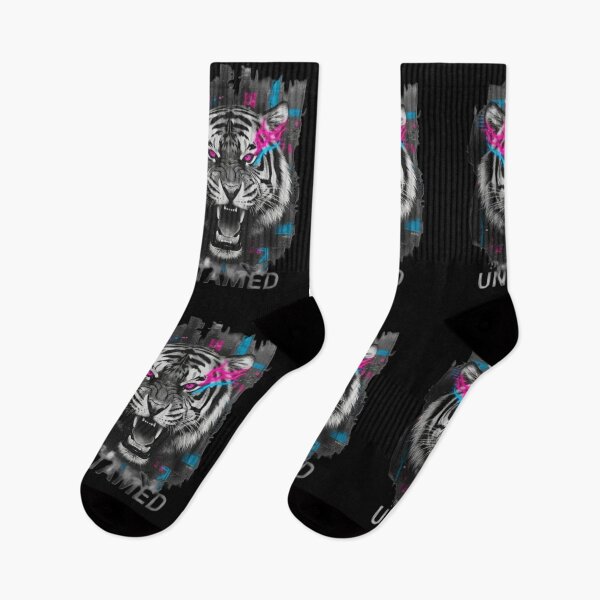 Item preview, Neon Cyberpunk Tiger: Untamed Rage Statement Art designed and sold by MartinxMarie.