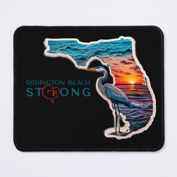Item preview, Redington Beach Florida Strong Sticker Artwork Tshirt designed and sold by Mandeville Photography.