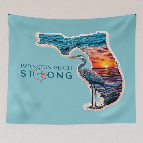 Item preview, Redington Beach Florida Strong Sticker Artwork Tshirt designed and sold by Mandeville Photography.