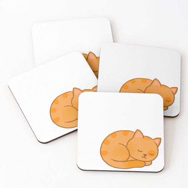 Item preview, Orange Sleeping Cat 01 designed and sold by Kitteh Says Boo.