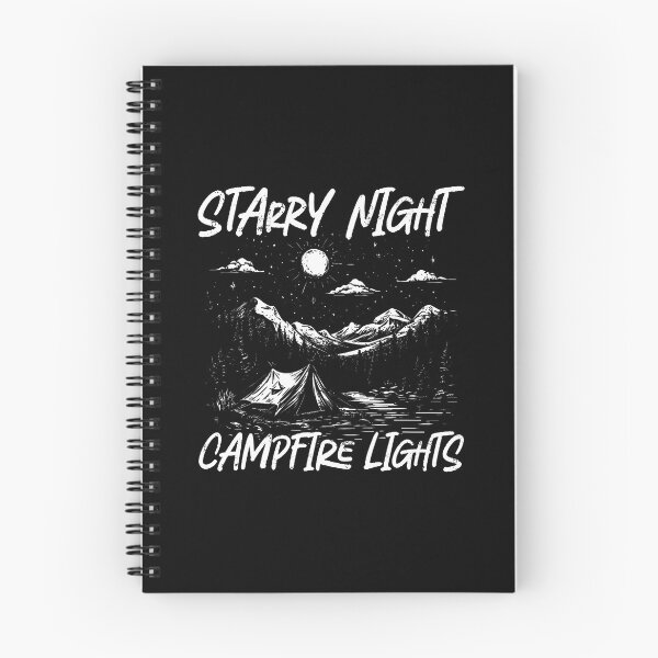 Item preview, Starry Night Campfire Lights Scenic Camping designed and sold by TerriMichelle.