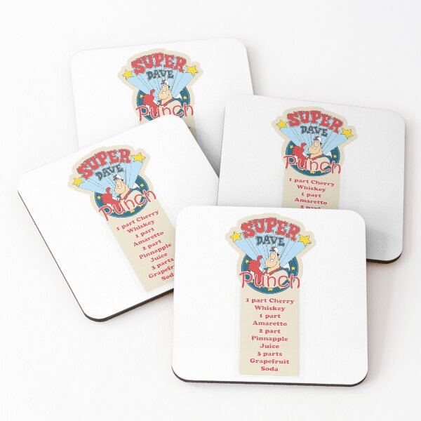 Item preview, Super-Dave Punch = Booze Badge designed and sold by DRJ21.