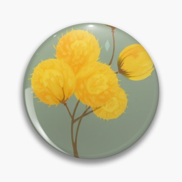 Item preview, Modern Aussie Botanical Pattern — Golden Wattle Blossoms designed and sold by TroyTheTerrific.