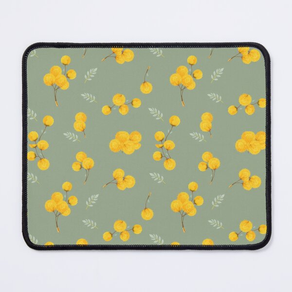 Item preview, Modern Aussie Botanical Pattern — Golden Wattle Blossoms designed and sold by TroyTheTerrific.