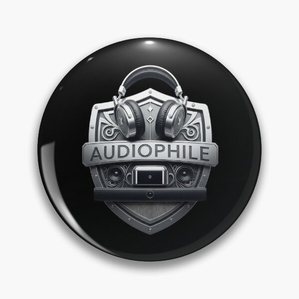 Item preview, Audiophile High Fidelity Music Black Shield Badge designed and sold by KiwiRider.