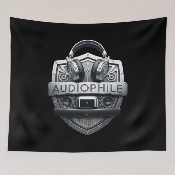 Item preview, Audiophile High Fidelity Music Black Shield Badge designed and sold by KiwiRider.