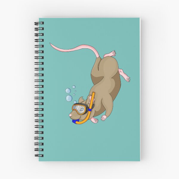 Item preview, Snorkeling Rat designed and sold by Cozy Little Doodles by Hosha’na.