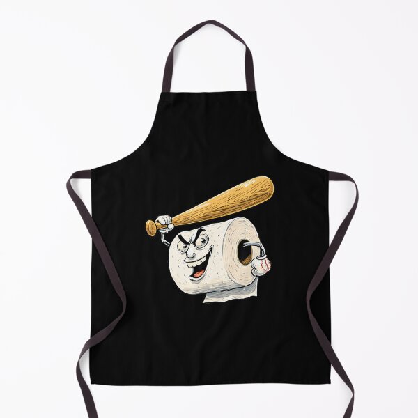 Item preview, Cool Toilet Paper Face With Baseball Bat designed and sold by KarlaLeanne.
