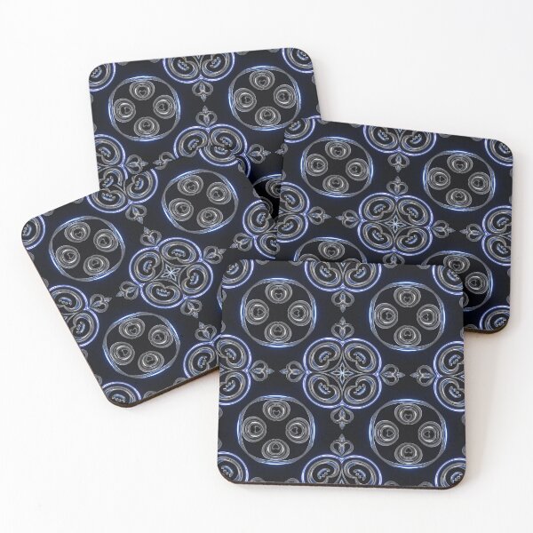 Item preview, Neon Medallions designed and sold by Kaleidoscope Print.