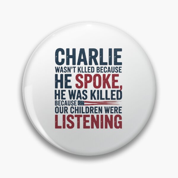 Item preview, Charlie Kirk Quote, Charlie Wasnt Killded Because He Spoke designed and sold by graphic-genie.