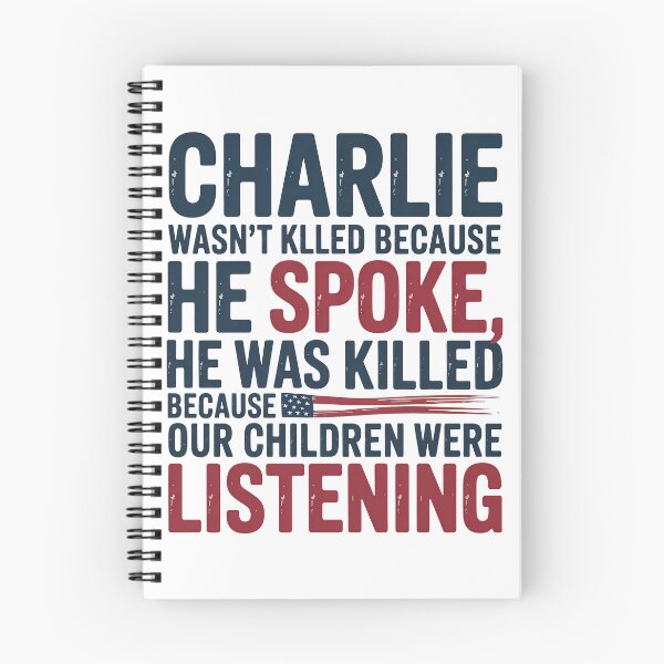 Item preview, Charlie Kirk Quote, Charlie Wasnt Killded Because He Spoke designed and sold by graphic-genie.