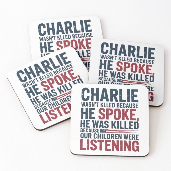 Item preview, Charlie Kirk Quote, Charlie Wasnt Killded Because He Spoke designed and sold by graphic-genie.