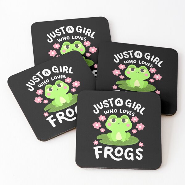 Item preview, A Girl Who Loves Frogs Kawaii Frog Lovers Women Girls designed and sold by KarlaLeanne.